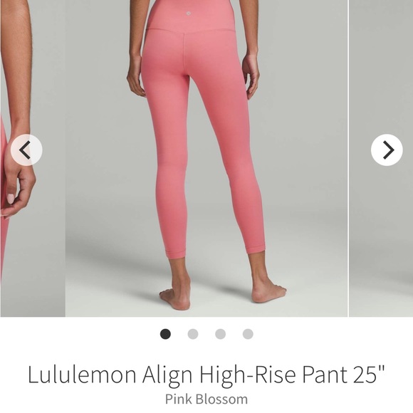 🆕 PINK BLOSSOM - NWT lululemon align high-rise HR pant 25" size 6 - Picture 8 of 9
